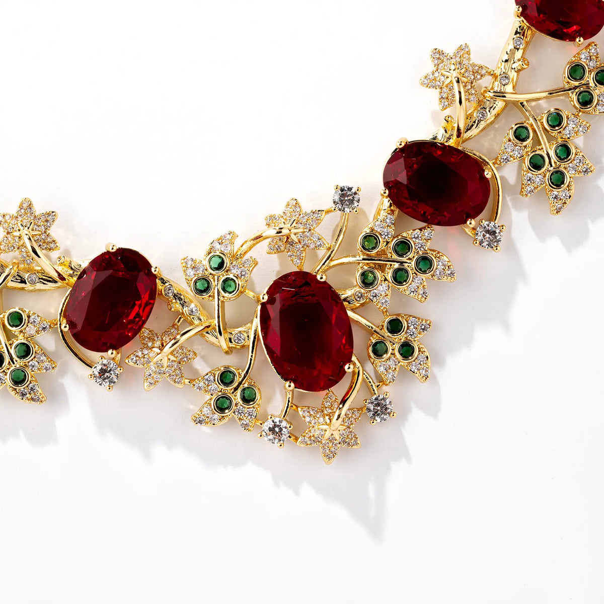 Necklace and earring set - luxurious, versatile, high-end, party jewelry