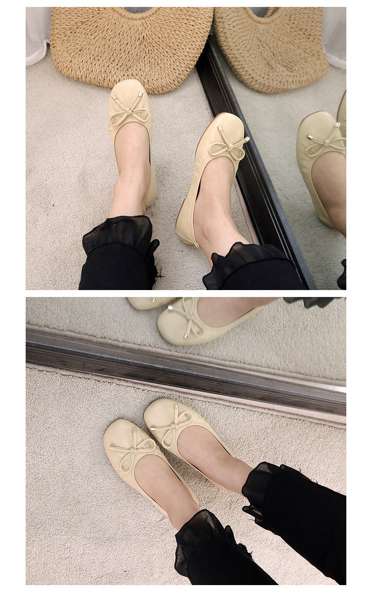 Fashion Bow Casual Flat Loafers