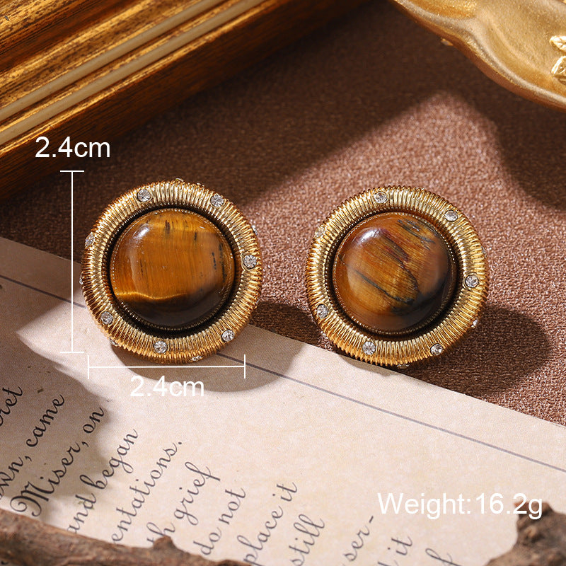 Boucles d'oreilles clous fantaisie médiévales, série