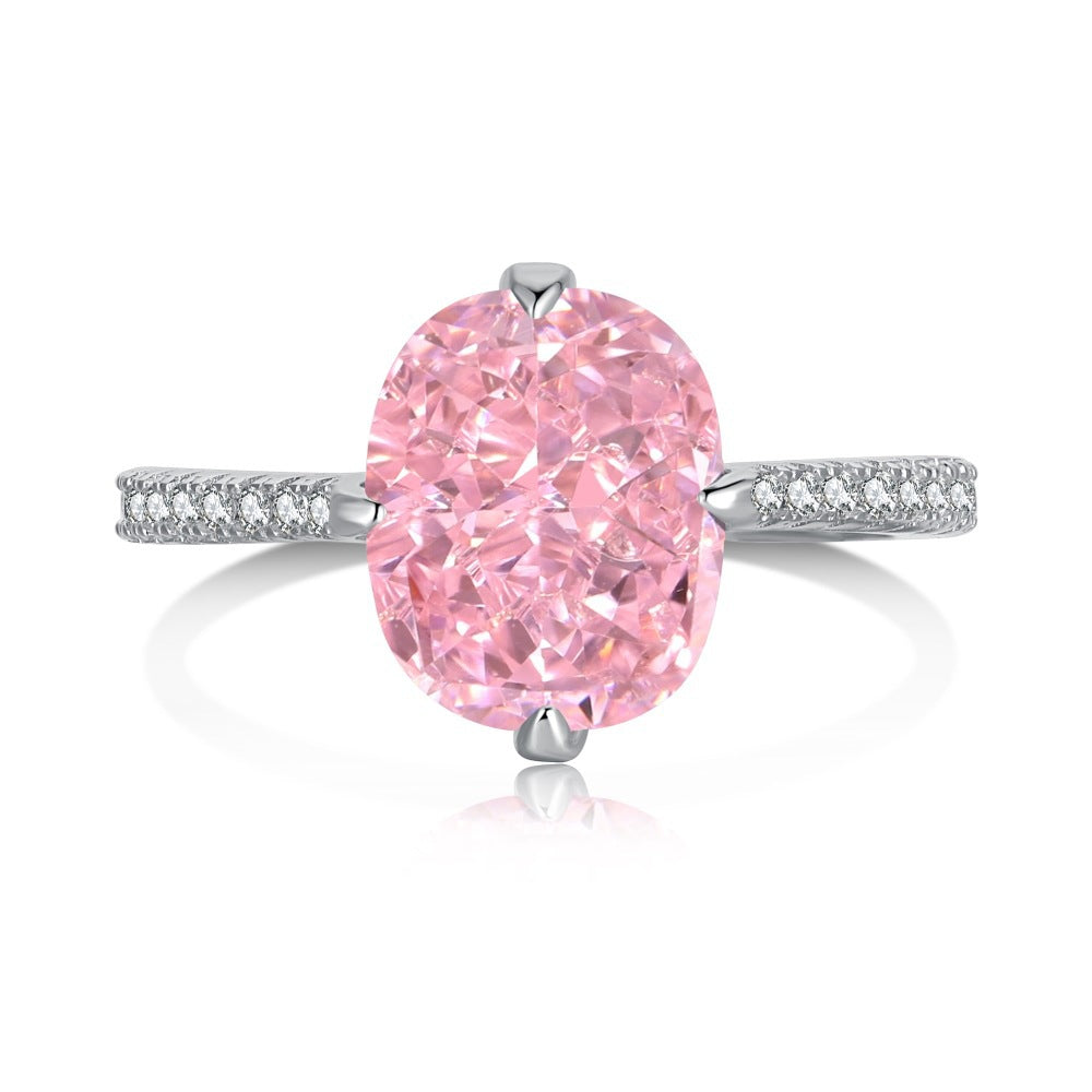 Light luxury high-end zircon series ring