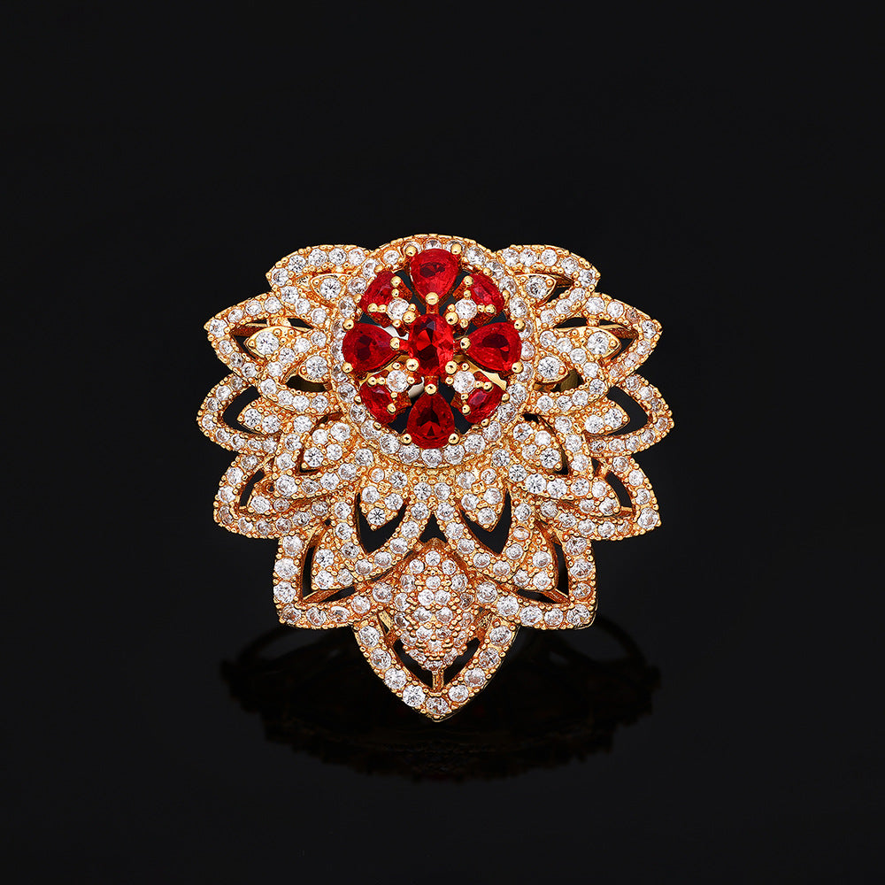Bohemian style jewelry set, luxurious banquet accessories for women