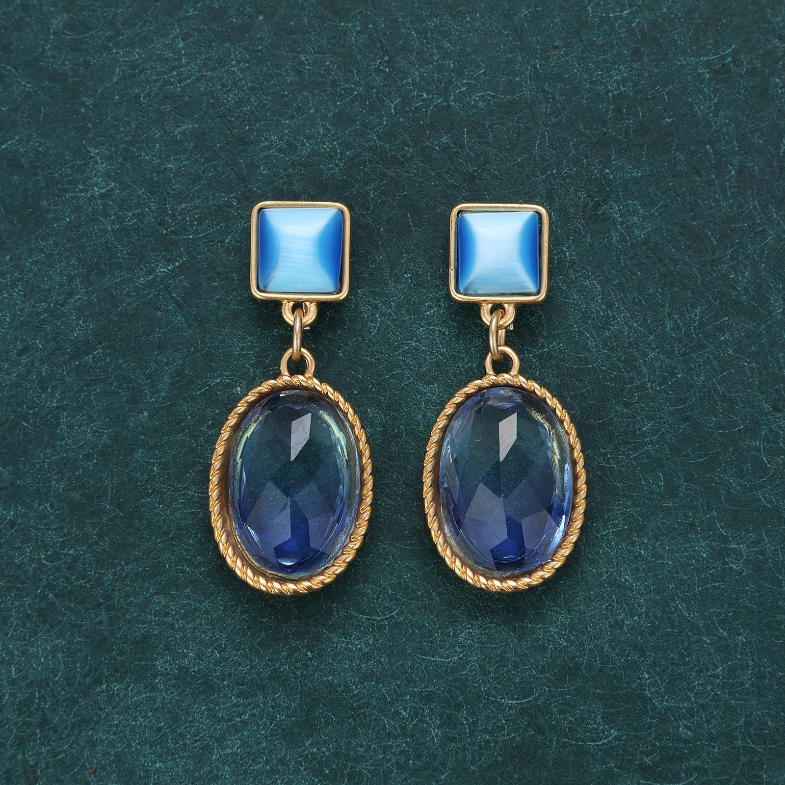 Niche premium sapphire earrings