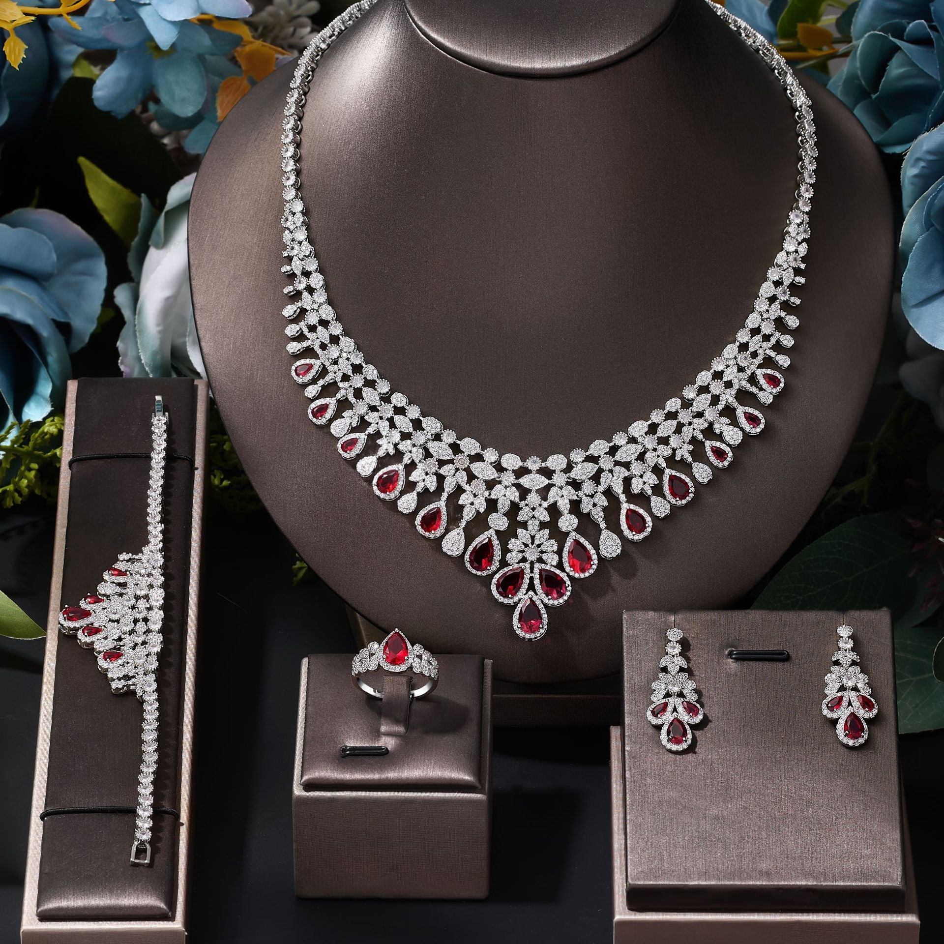 Parure de luxe émeraude – Collection Mariage et Soirée