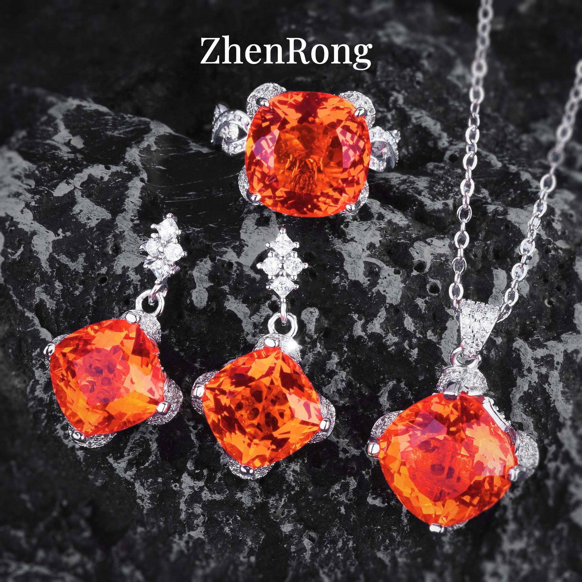 Fashion Aquamarine Topaz Color Treasure Series