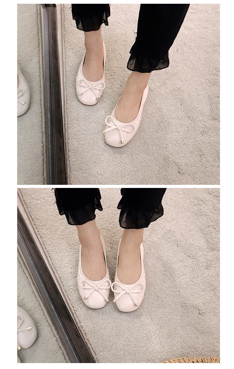 Fashion Bow Casual Flat Loafers