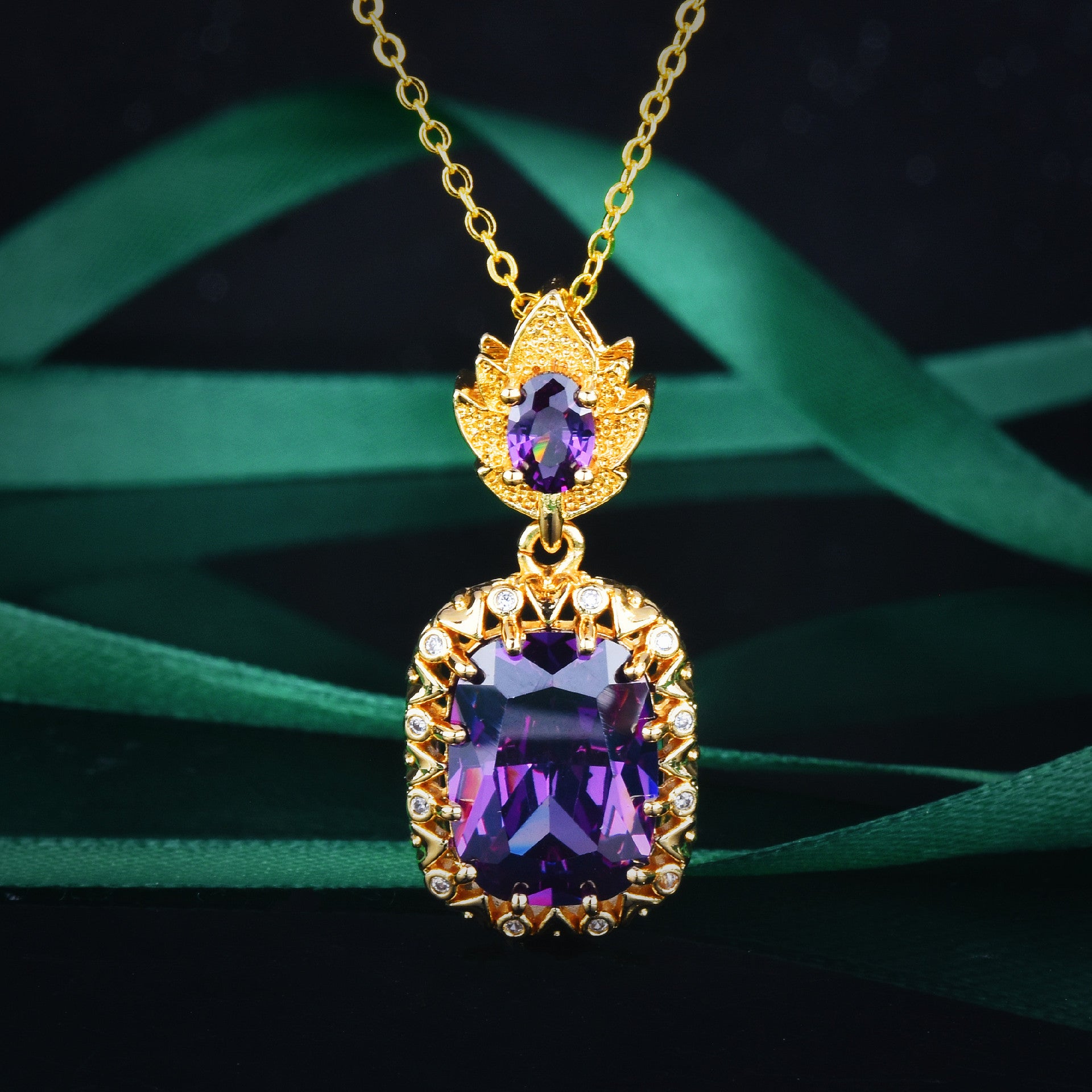Italian retro high carbon diamond color treasure series