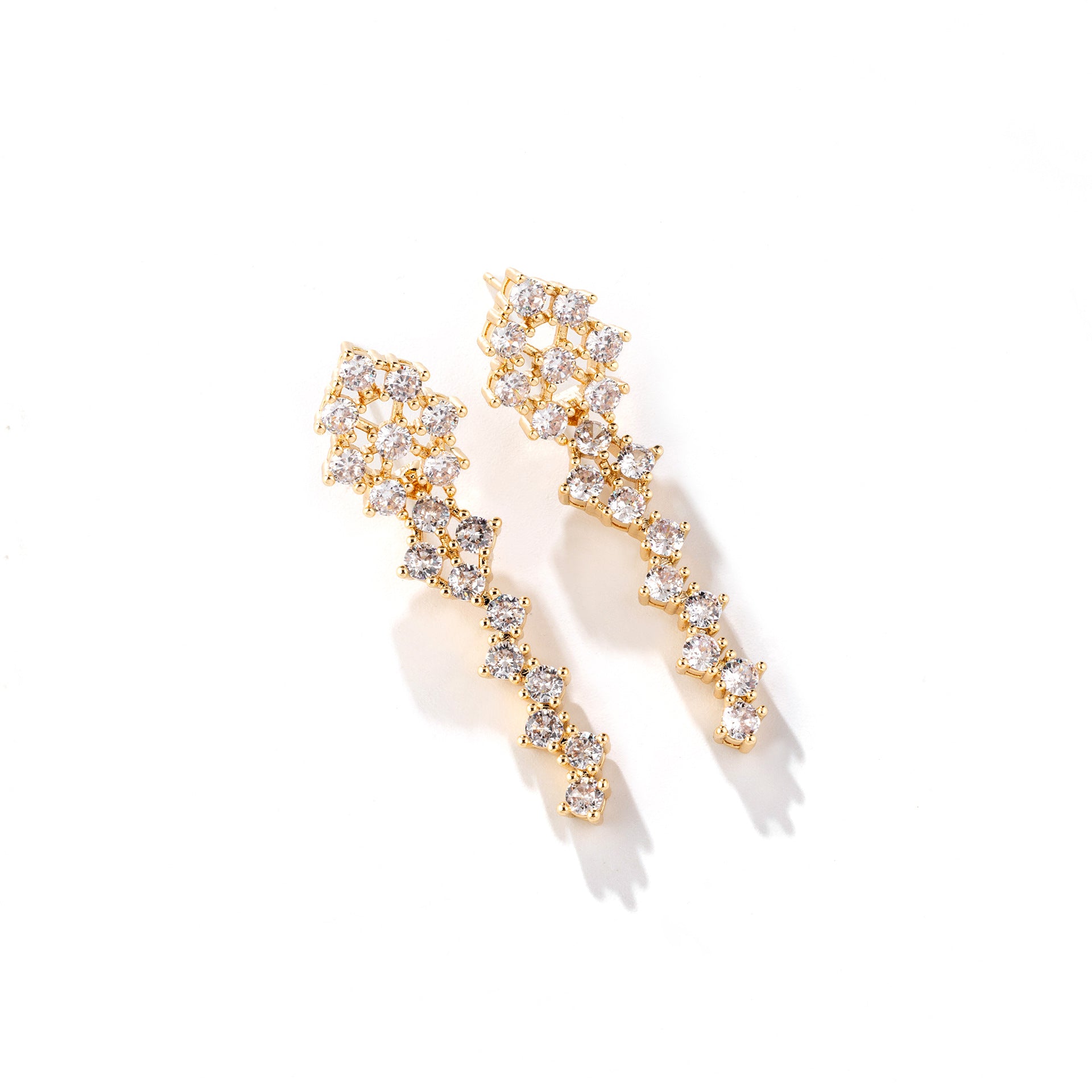 Parure collier et boucles d'oreilles de luxe perle et cristal rouge rubis