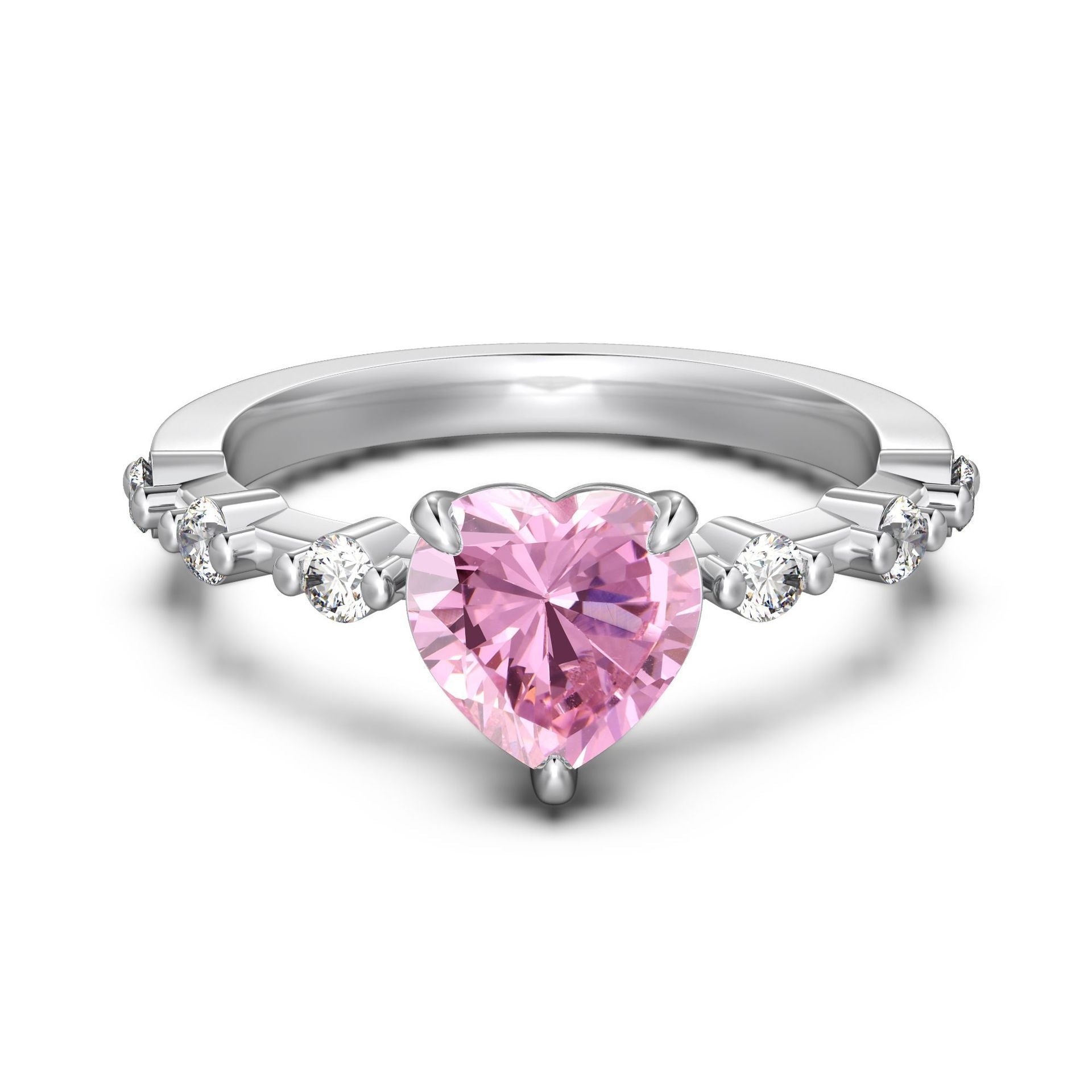 Light luxury high-end zircon series ring