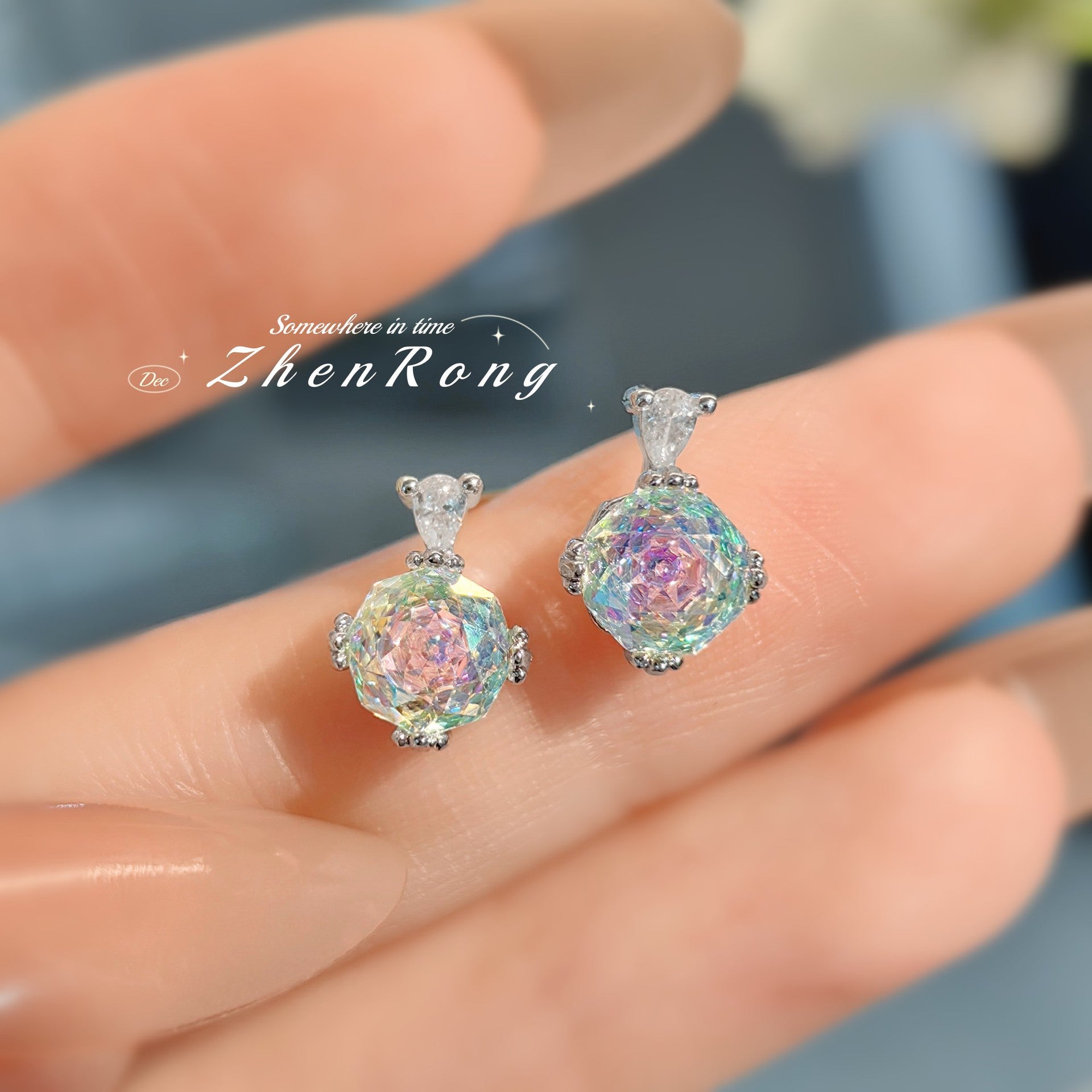 Octagonal Millennium Rose Che Paraiba Color Treasure Series