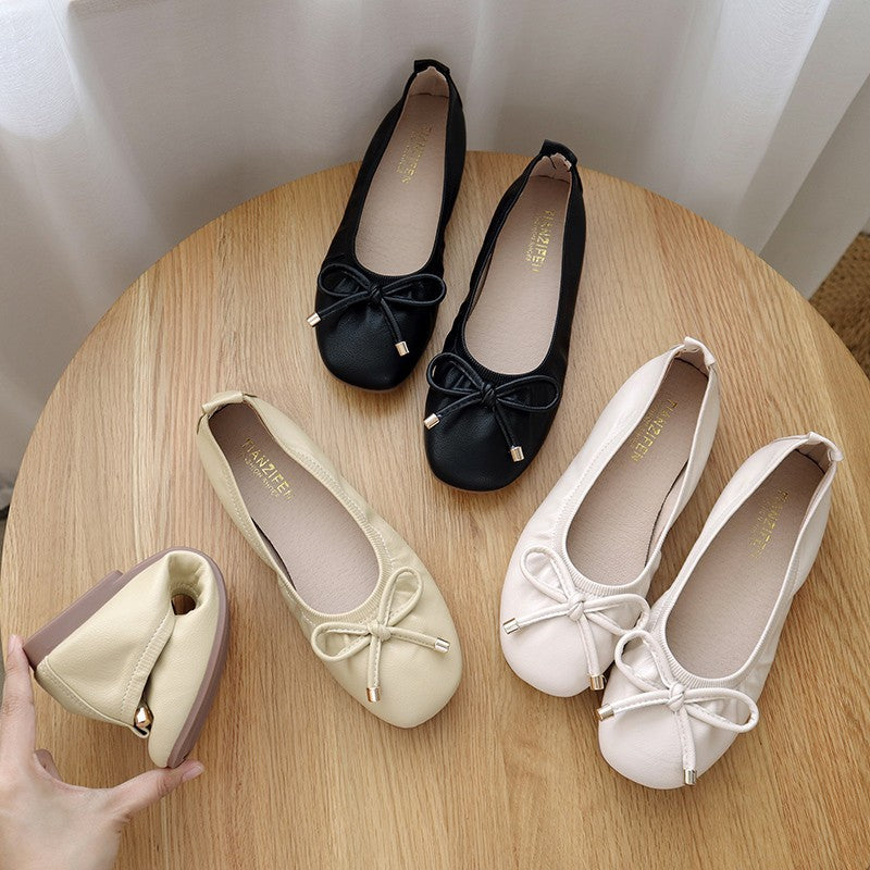 Fashion Bow Casual Flat Loafers