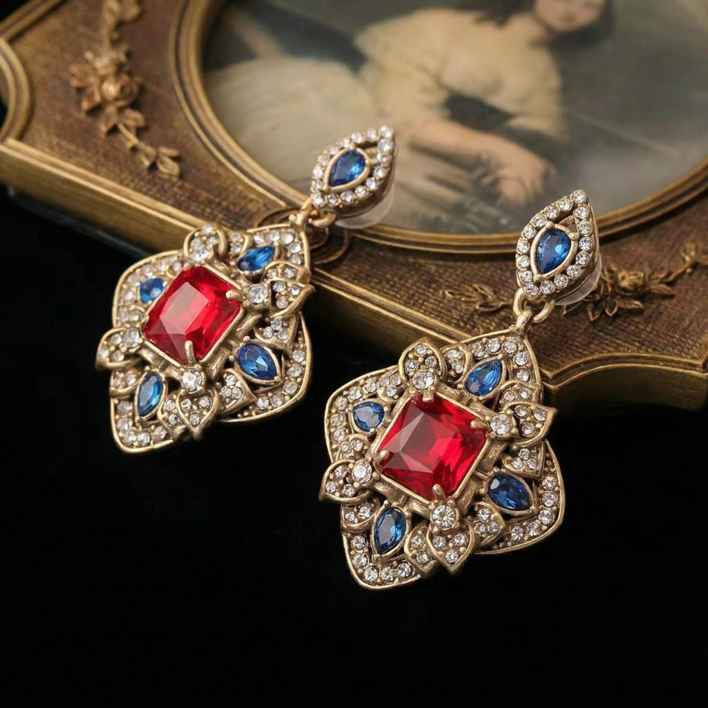 Nouveau Collier Polyvalent et Boucles d'Oreilles Clous Perle