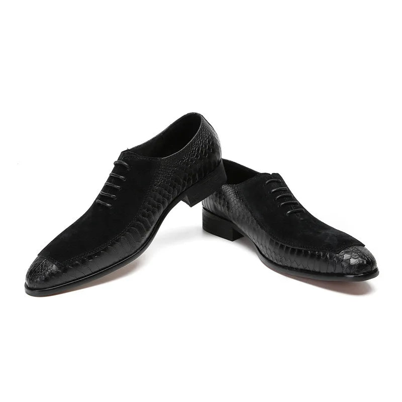 Black fashion shoes men's dress shoes