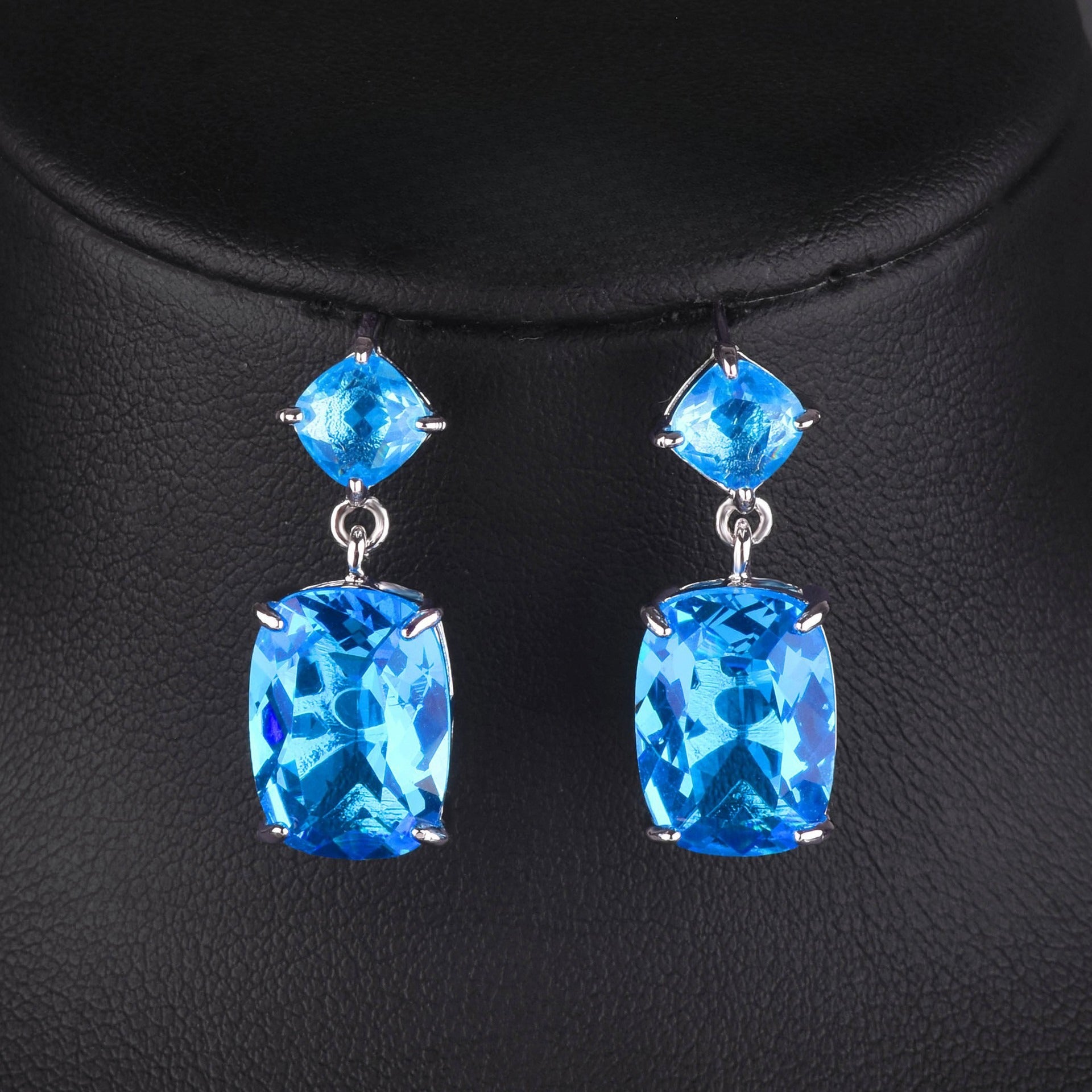 Fashion Sapphire Necklace 20 Carat Colored Treasure Set