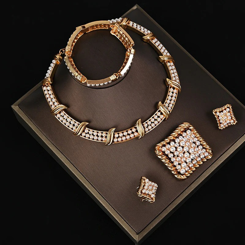 Vintage Heavy Industry Pearl Necklace Series