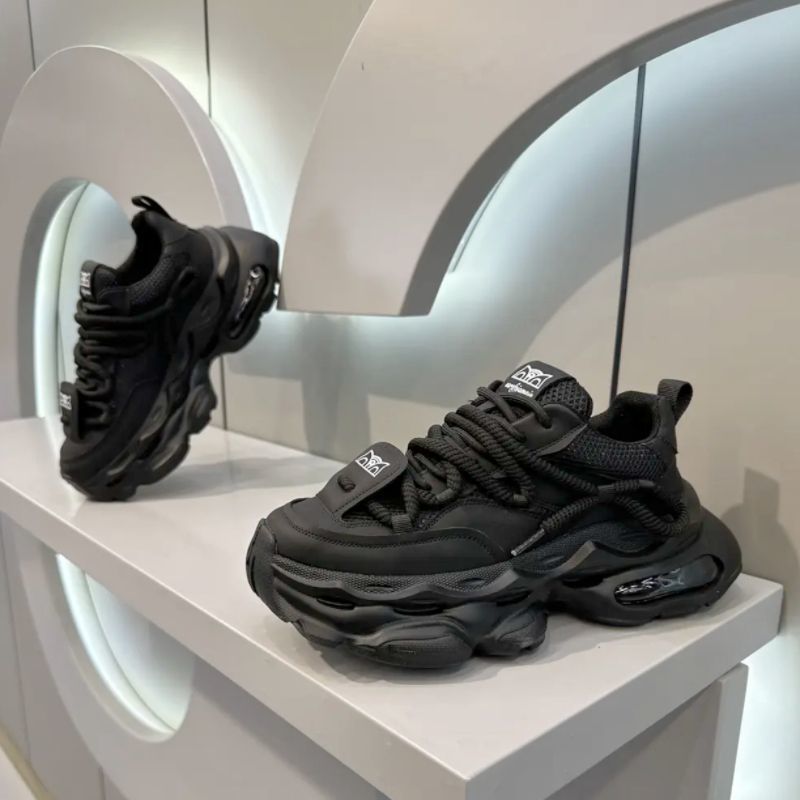 Round head lightweight platform casual Running shoes and sports shoes for men sneakers