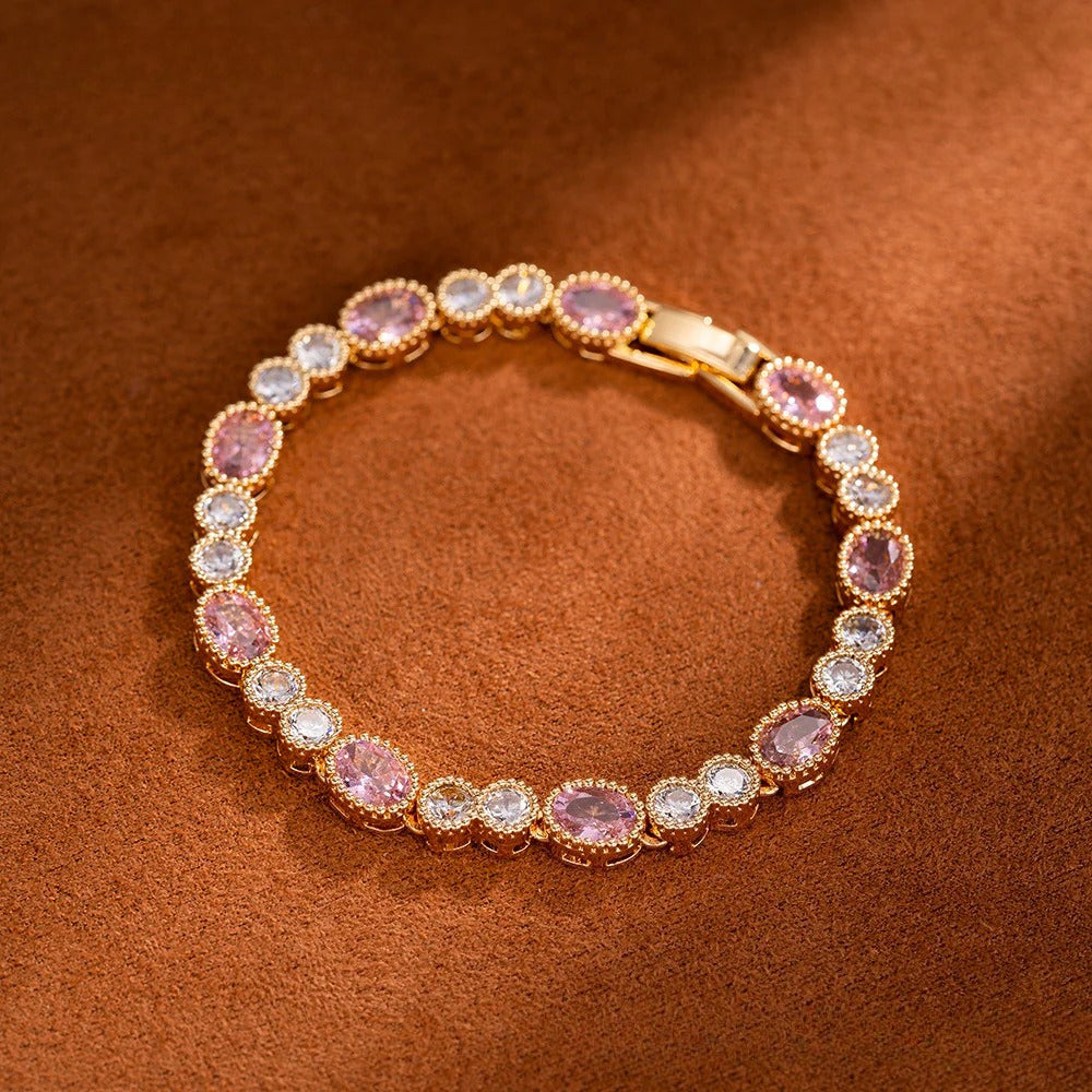 Stylish retro zircon bracelet