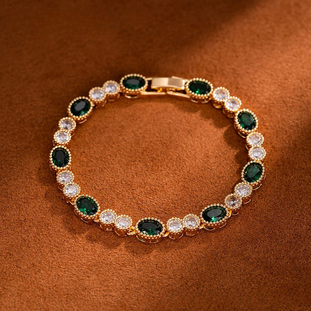 Stylish retro zircon bracelet