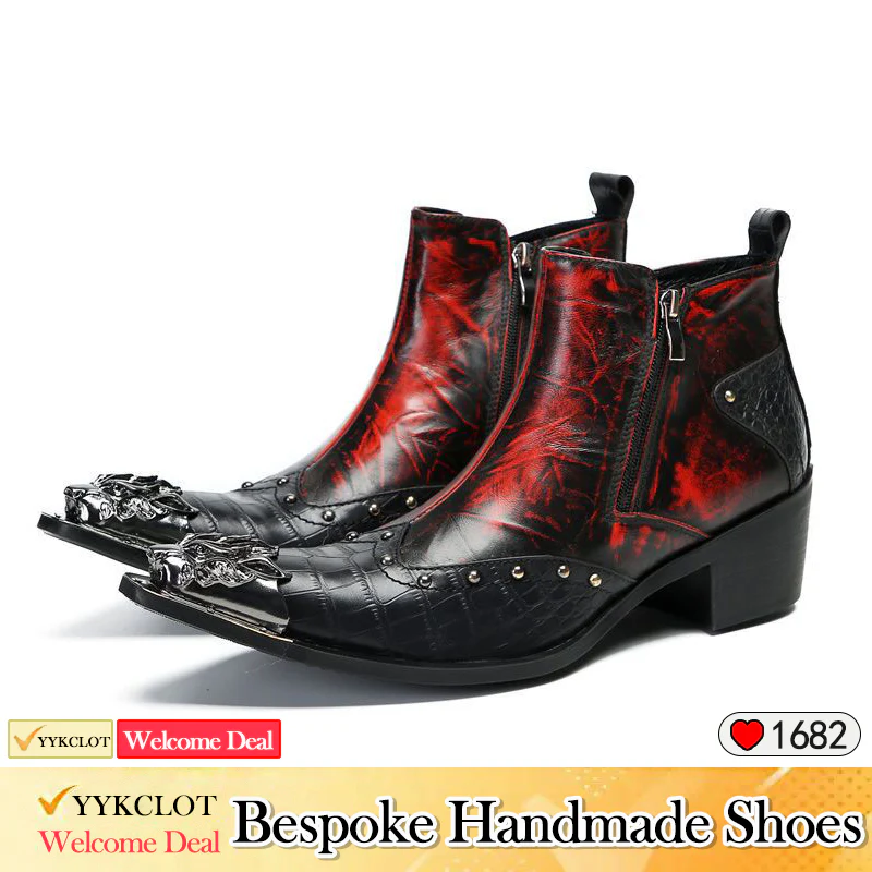 Schwarze Goodyear Herren-Arbeitsstiefel aus Rindsleder mit kurzem Schaft